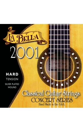 מיתרים לגיטרה קלאסית LA BELLA 2001 HARD