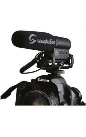 מיקרופון למצלמה SOUNDSATION CamAudioPRO