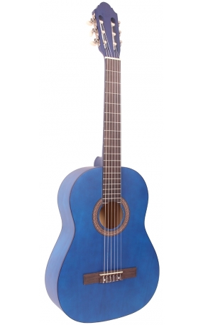גיטרה קלאסית 3/4 כחולה + נרתיק FABIO / INFINITY KM-3611BL