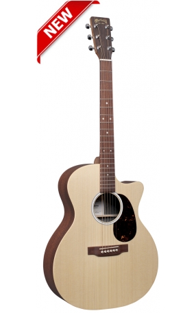 גיטרה אקוסטית מוגברת + נרתיק MARTIN GPCX2E-01 Sit/Mah HPL