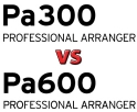 ההבדל בין KORG PA-300 vs PA-600