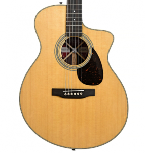 גיטרה אקוסטית מוגברת + ארגז MARTIN SC-28E L.R BAGGS