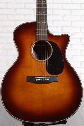 גיטרה אקוסטית מוגברת + ארגז MARTIN GPE Inception Maple Amber Fade Sunburst CUTAWAY