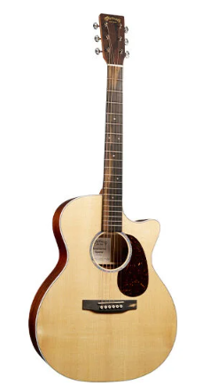 גיטרה אקוסטית מוגברת + נרתיק MARTIN GPC-13E Modern Sitka Spruce Top / Koa CUTAWAY
