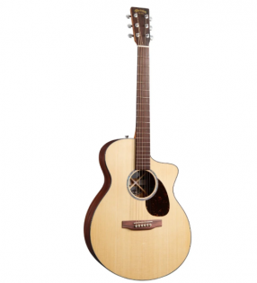 גיטרה אקוסטית מוגברת + נרתיק MARTIN SC-10E Modern Sitka Spruce Top
