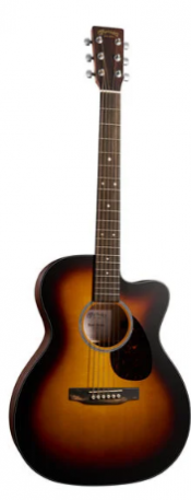 גיטרה אקוסטית מוגברת + נרתיק MARTIN OMC-10E Modern Burst CUTAWAY